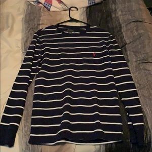 Striped Polo Sweater